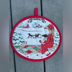 Vintage 1983 Marjorie Christmas Pot Holder